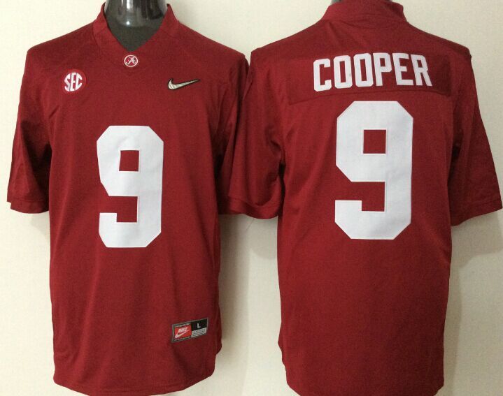 Men's Alabama Crimson Tide Amari Cooper #9 Crimson Jersey